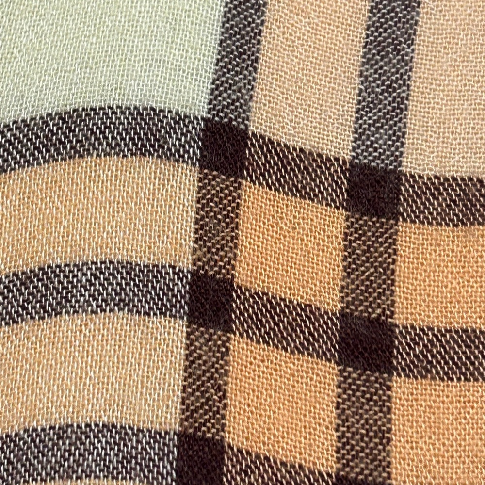 We The Free | Size Small Wool Blend Plaid Distressed Top - Picture 4 of 8